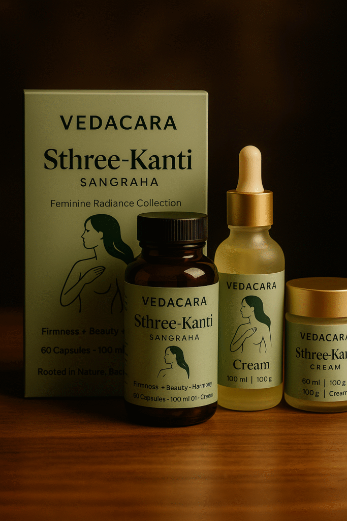 Vedacara Stree Kanti Sangraha – Ayurvedic Breast Enhancement Kit for natural breast enlargement and firmness