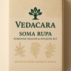 Vedacara Soma Rupa Sangraha – Ayurvedic Feminine Health & Hygiene Kit with natural herbal care products