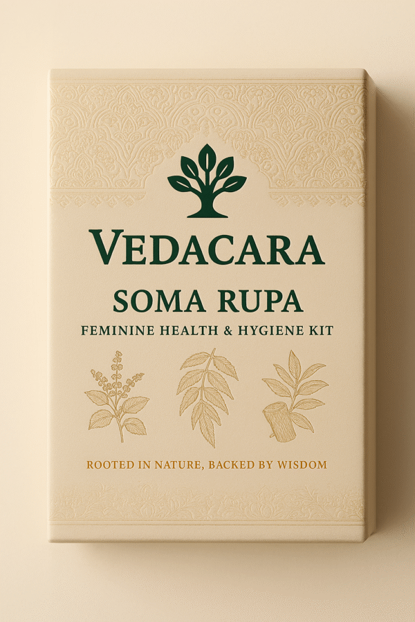 Vedacara Soma Rupa Sangraha – Ayurvedic Feminine Health & Hygiene Kit with natural herbal care products